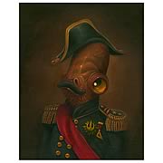 Star Wars Admiral Ackbar Magnitude Canvas Giclee Print